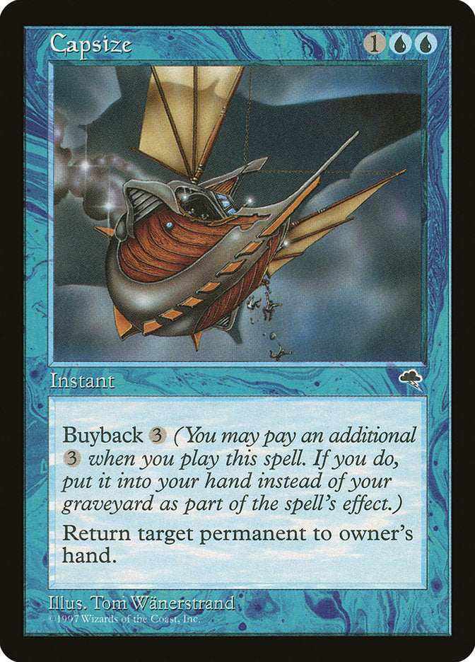 Capsize [Tempest] - Magic: The Gathering - Card Brawlers | Quebec | Canada |