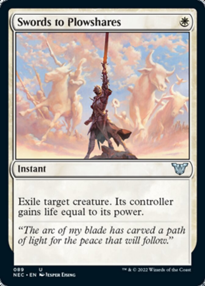 Swords to Plowshares [Kamigawa: Neon Dynasty Commander] - Magic: The Gathering - Card Brawlers | Quebec | Canada |