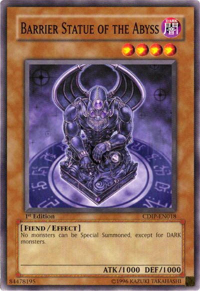 Barrier Statue of the Abyss [CDIP-EN018] Common - Yu-Gi-Oh! - Card Brawlers | Quebec | Canada |