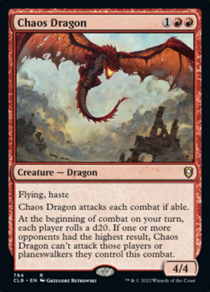 Chaos Dragon [Commander Legends: Battle for Baldur's Gate] - Magic: The Gathering - Card Brawlers | Quebec | Canada |