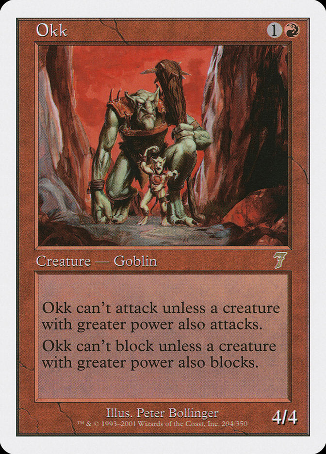Okk [Seventh Edition] - Magic: The Gathering - Card Brawlers | Quebec | Canada |