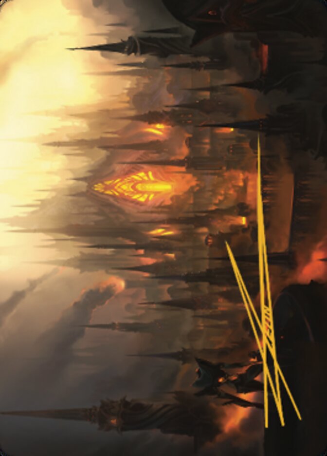 Mishra's Foundry Art Card (Gold-Stamped Signature) [The Brothers' War Art Series] - Magic: The Gathering - Card Brawlers | Quebec | Canada |