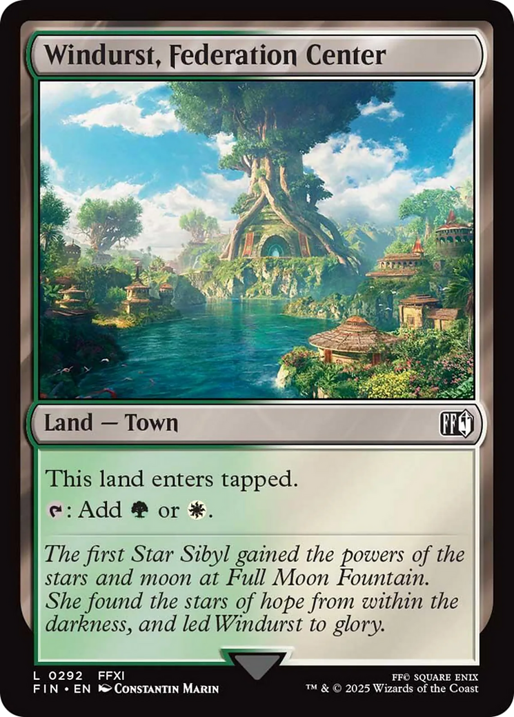 Windurst, Federation Center [FINAL FANTASY] - Magic: The Gathering - Card Brawlers | Quebec | Canada |