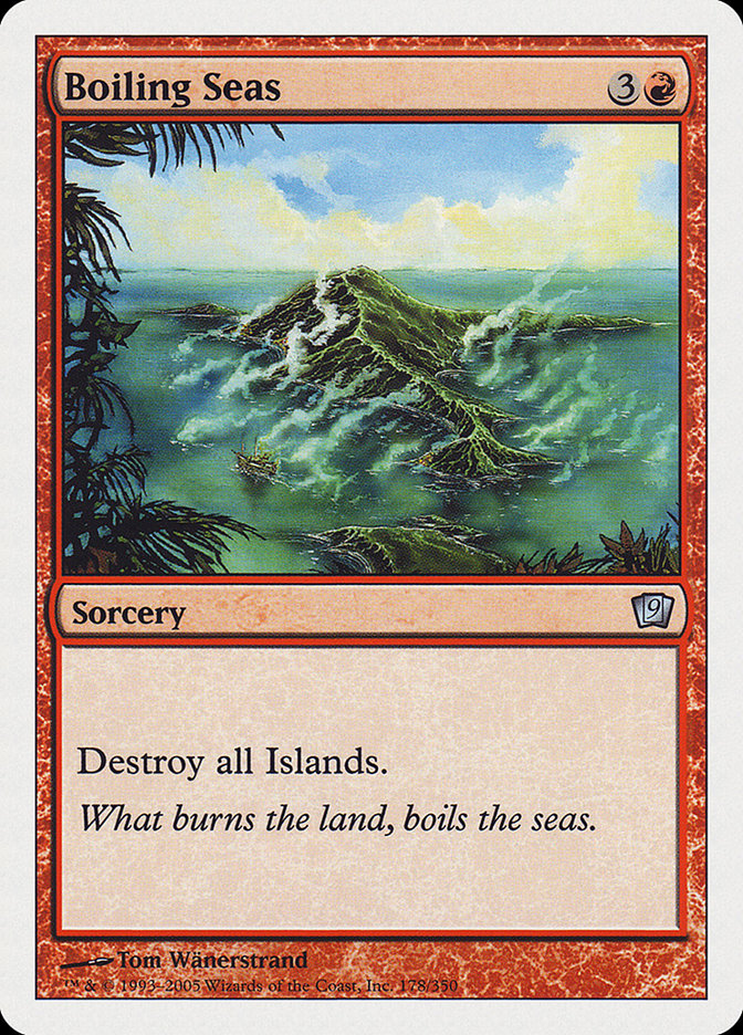 Boiling Seas [Ninth Edition] - Magic: The Gathering - Card Brawlers | Quebec | Canada |