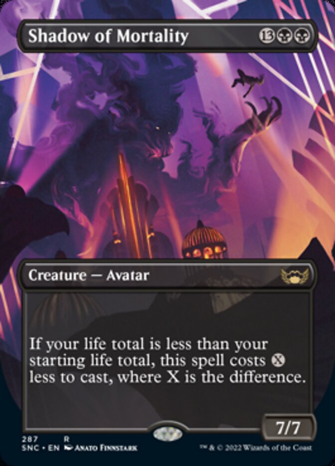 Shadow of Mortality (Borderless Alternate Art) [Streets of New Capenna] - Magic: The Gathering - Card Brawlers | Quebec | Canada |