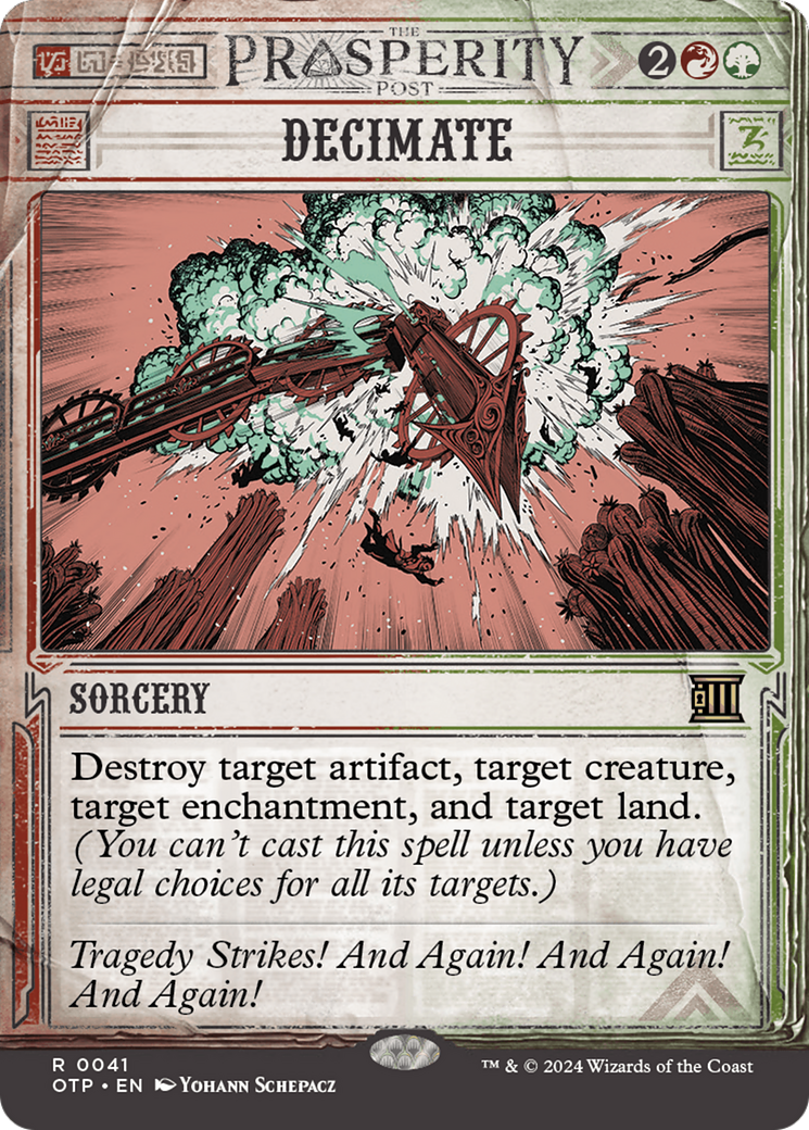 Decimate [Outlaws of Thunder Junction: Breaking News] - Magic: The Gathering - Card Brawlers | Quebec | Canada |
