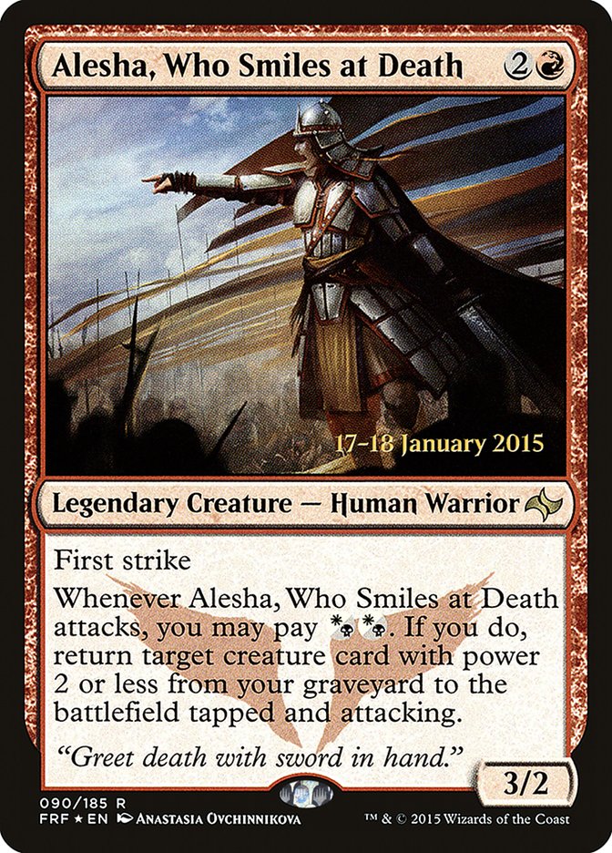 Alesha, Who Smiles at Death [Fate Reforged Prerelease Promos] - Magic: The Gathering - Card Brawlers | Quebec | Canada |