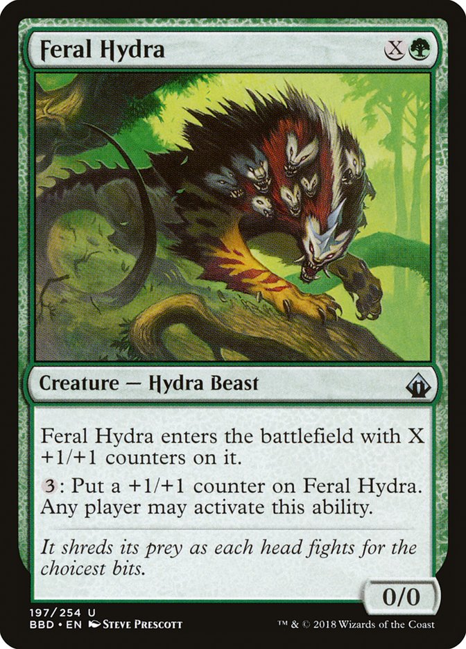 Feral Hydra [Battlebond] - Magic: The Gathering - Card Brawlers | Quebec | Canada |
