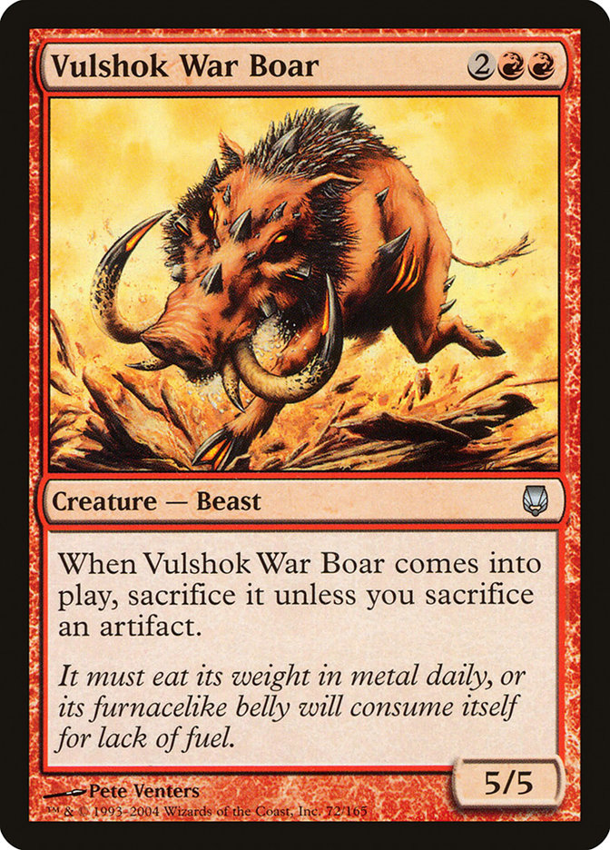 Vulshok War Boar [Darksteel] - Magic: The Gathering - Card Brawlers | Quebec | Canada |