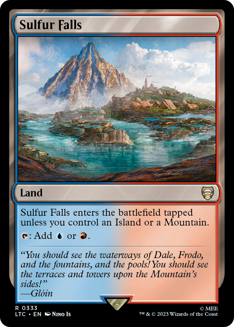 Sulfur Falls [The Lord of the Rings: Tales of Middle-Earth Commander] - Magic: The Gathering - Card Brawlers | Quebec | Canada |