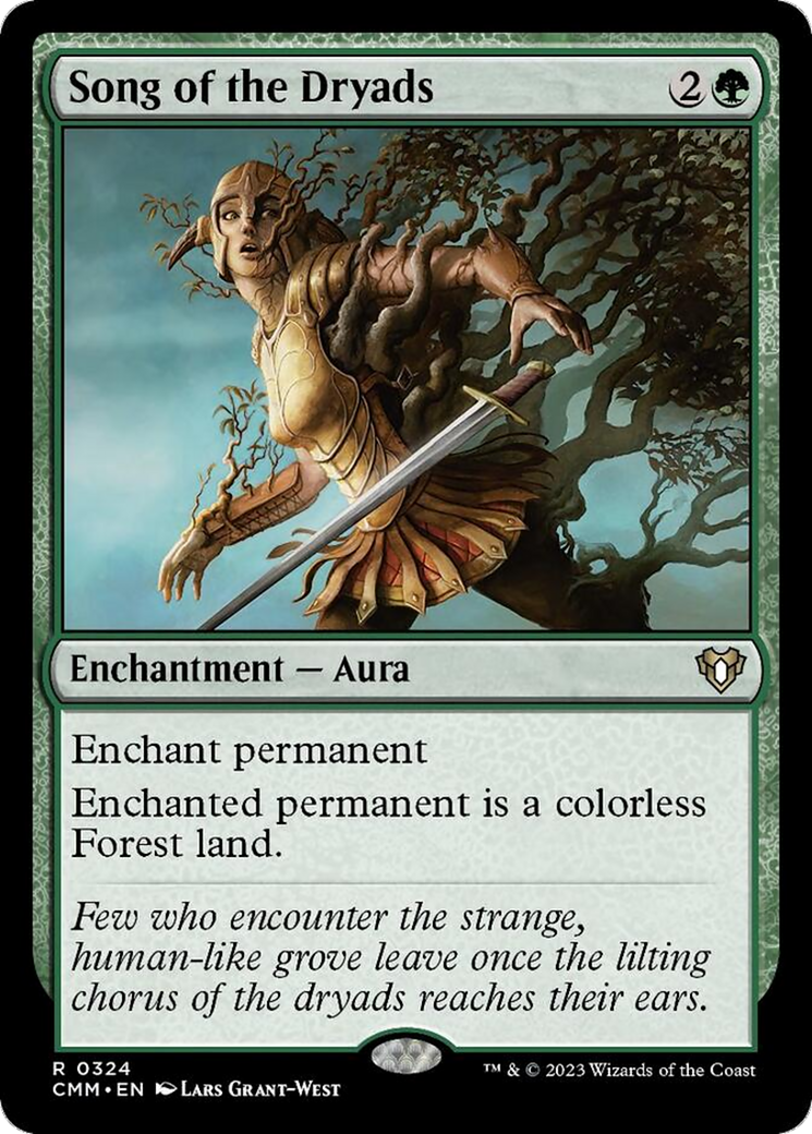 Song of the Dryads [Commander Masters] - Magic: The Gathering - Card Brawlers | Quebec | Canada |