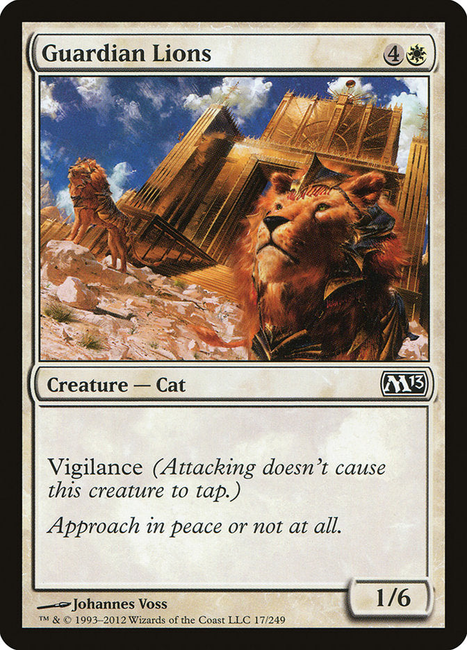 Guardian Lions [Magic 2013] - Magic: The Gathering - Card Brawlers | Quebec | Canada |