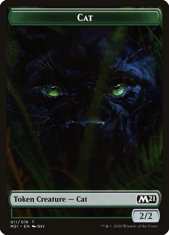 Beast // Cat (011) Double-Sided Token [Core Set 2021 Tokens] - Magic: The Gathering - Card Brawlers | Quebec | Canada |