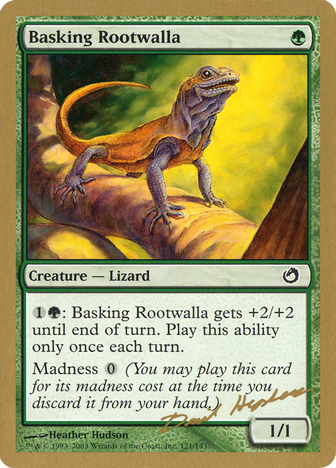 Basking Rootwalla (Dave Humpherys) [World Championship Decks 2003] - Magic: The Gathering - Card Brawlers | Quebec | Canada |