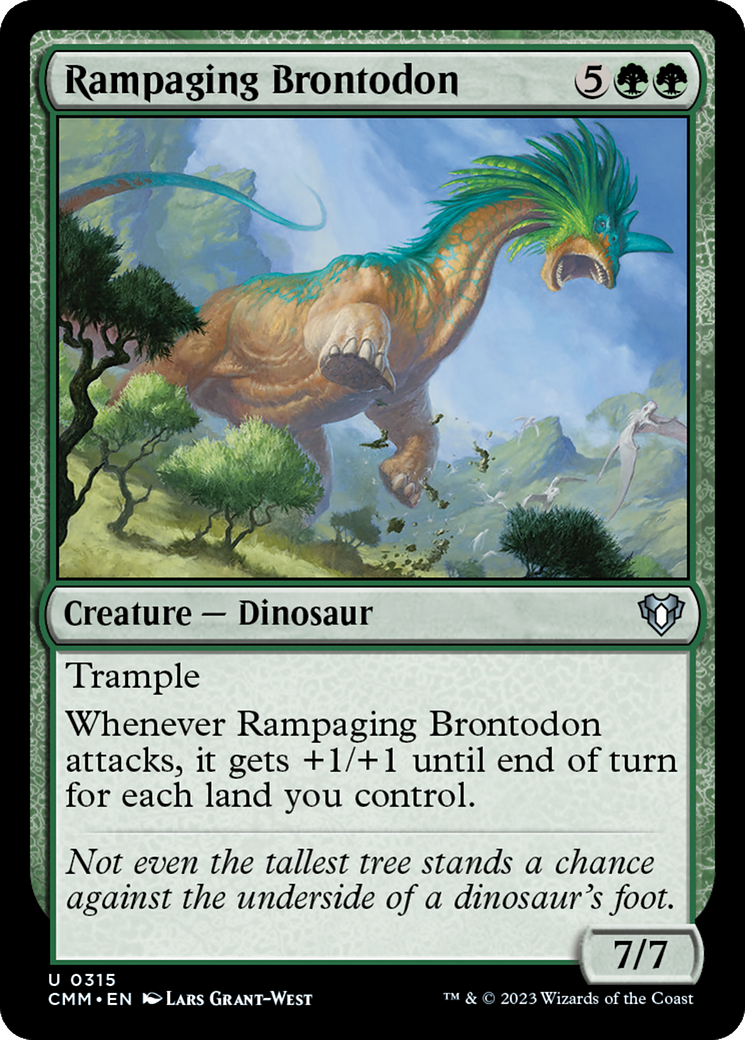 Rampaging Brontodon [Commander Masters] - Magic: The Gathering - Card Brawlers | Quebec | Canada |