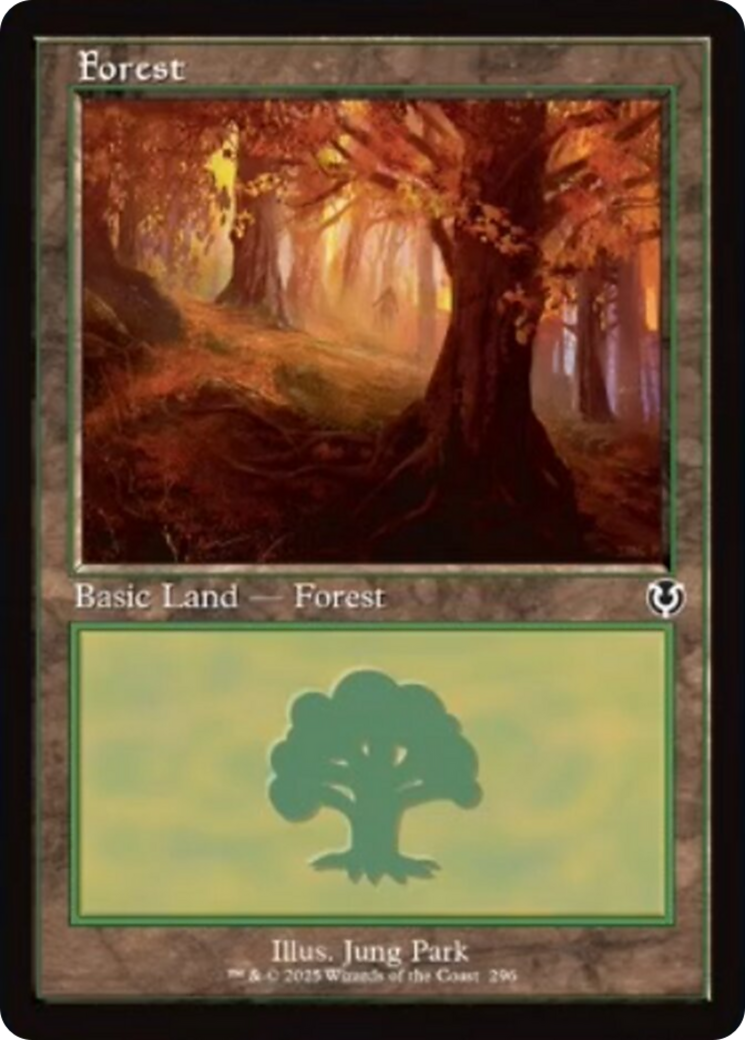 Forest (296) (Retro Frame) [Innistrad Remastered] - Magic: The Gathering - Card Brawlers | Quebec | Canada |