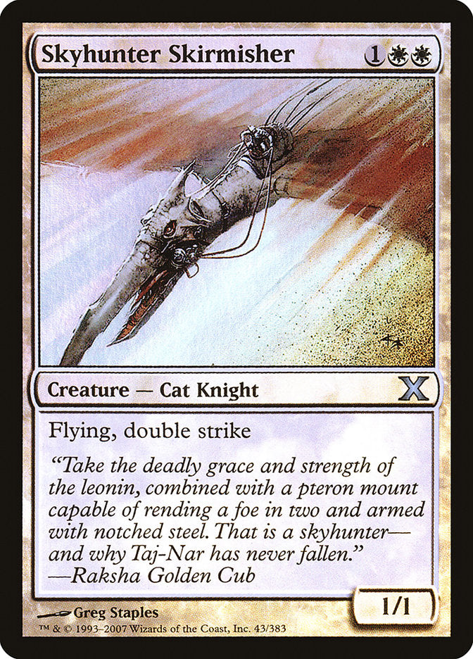 Skyhunter Skirmisher (Premium Foil) [Tenth Edition] - Magic: The Gathering - Card Brawlers | Quebec | Canada |
