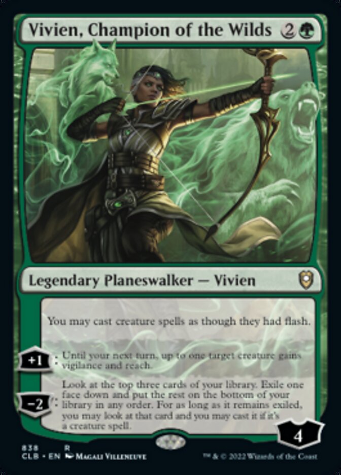 Vivien, Champion of the Wilds [Commander Legends: Battle for Baldur's Gate] - Magic: The Gathering - Card Brawlers | Quebec | Canada |