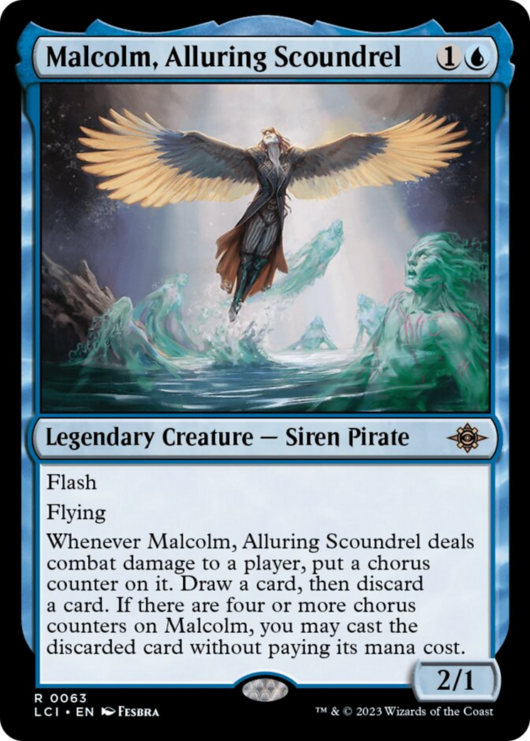Malcolm, Alluring Scoundrel [The Lost Caverns of Ixalan] - Magic: The Gathering - Card Brawlers | Quebec | Canada |