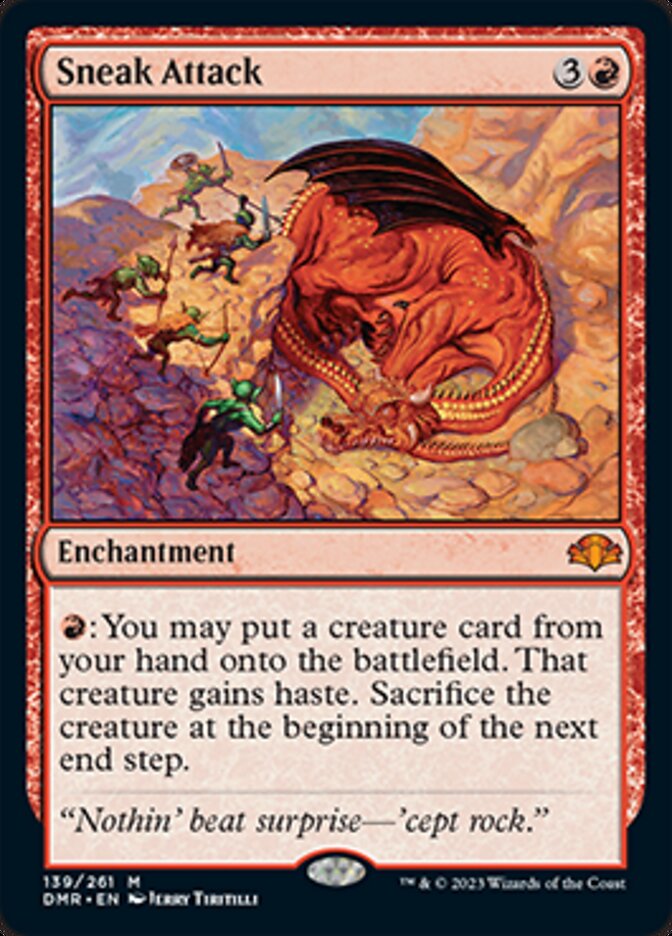 Sneak Attack [Dominaria Remastered] - Magic: The Gathering - Card Brawlers | Quebec | Canada |