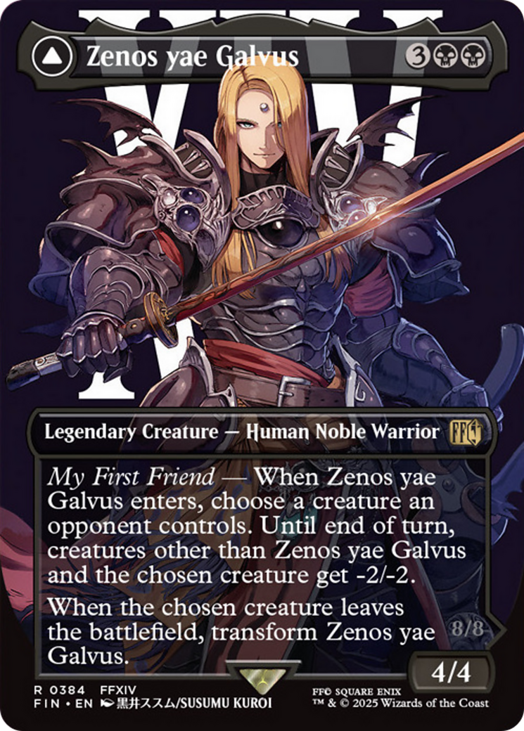 Zenos yae Galvus // Shinryu, Transcendent Rival (Borderless) [FINAL FANTASY] - Magic: The Gathering - Card Brawlers | Quebec | Canada |