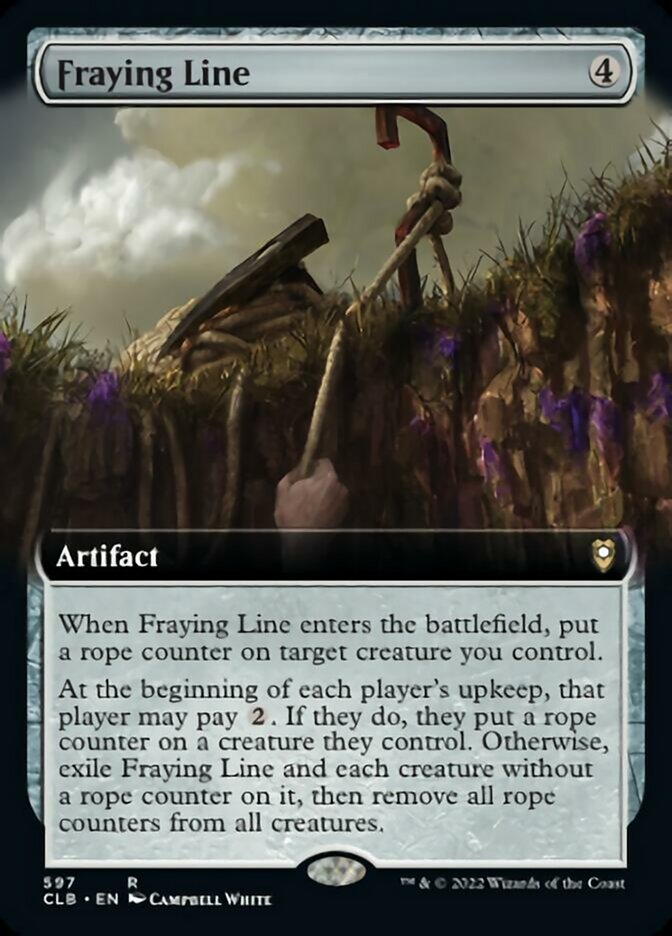 Fraying Line (Extended Art) [Commander Legends: Battle for Baldur's Gate] - Magic: The Gathering - Card Brawlers | Quebec | Canada |