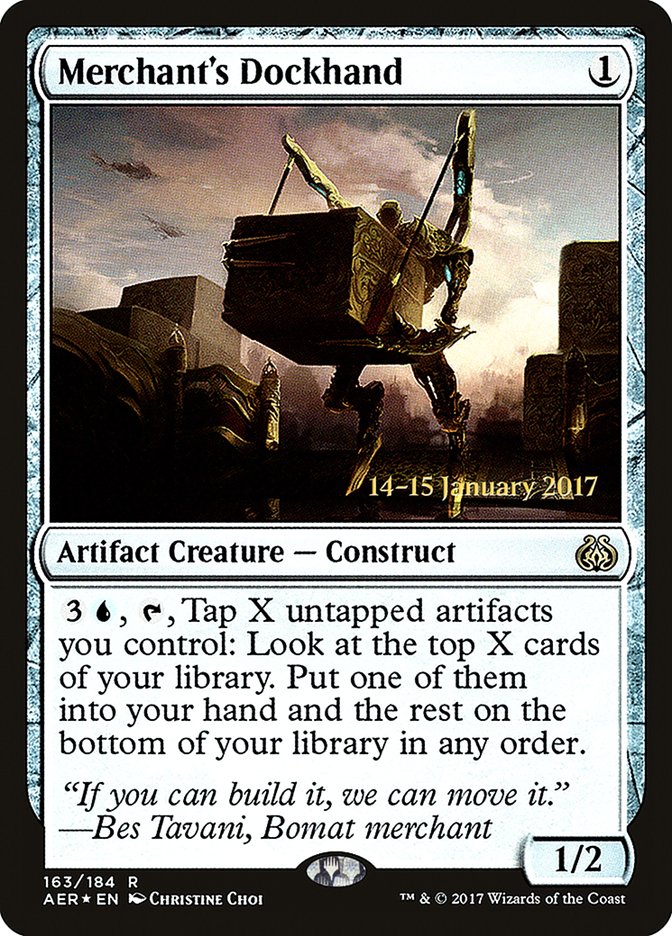 Merchant's Dockhand [Aether Revolt Prerelease Promos] - Magic: The Gathering - Card Brawlers | Quebec | Canada |