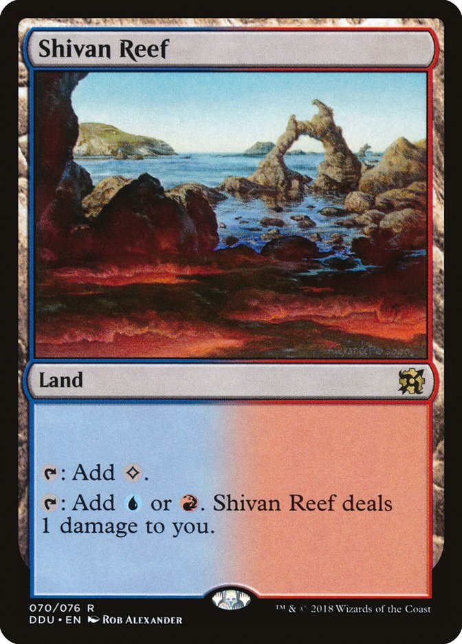 Shivan Reef [Duel Decks: Elves vs. Inventors] - Magic: The Gathering - Card Brawlers | Quebec | Canada |