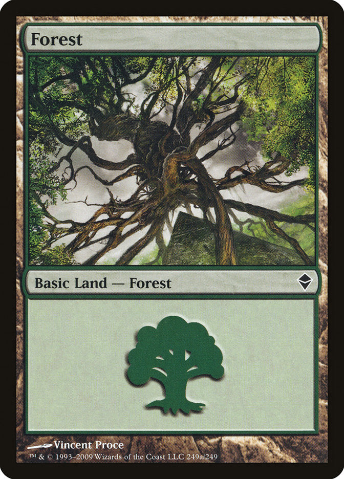Forest (249a) [Zendikar] - Magic: The Gathering - Card Brawlers | Quebec | Canada |