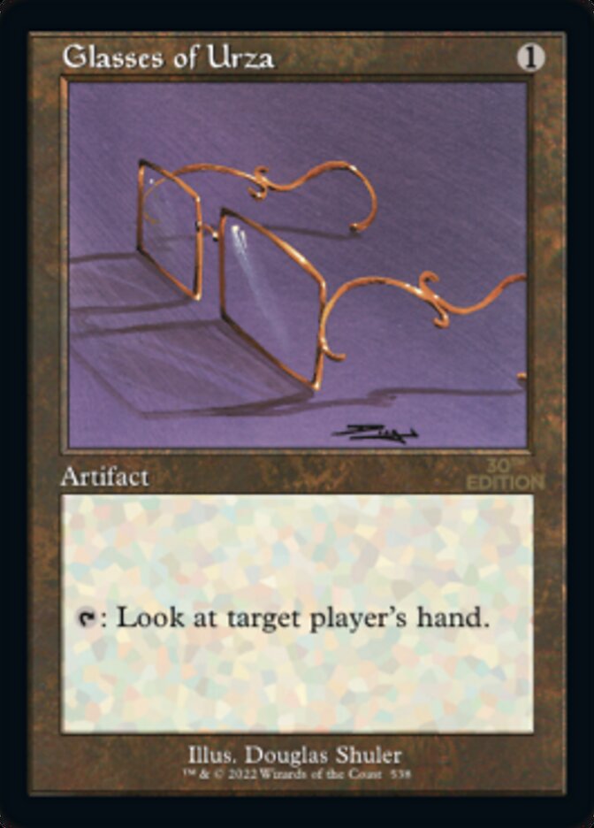 Glasses of Urza (Retro) [30th Anniversary Edition] - Magic: The Gathering - Card Brawlers | Quebec | Canada |