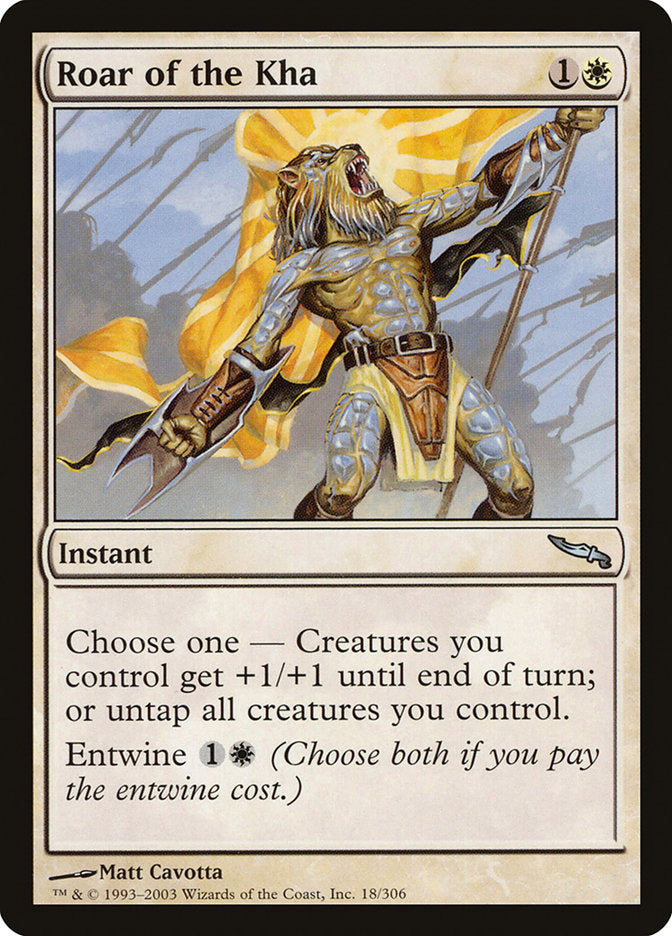Roar of the Kha [Mirrodin] - Magic: The Gathering - Card Brawlers | Quebec | Canada |