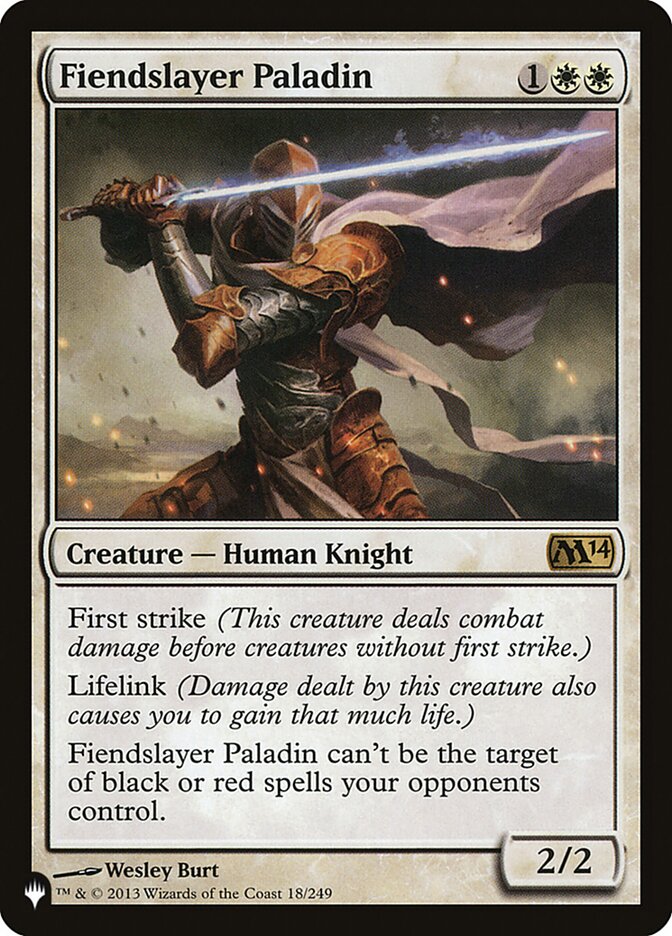Fiendslayer Paladin [The List] - Magic: The Gathering - Card Brawlers | Quebec | Canada |
