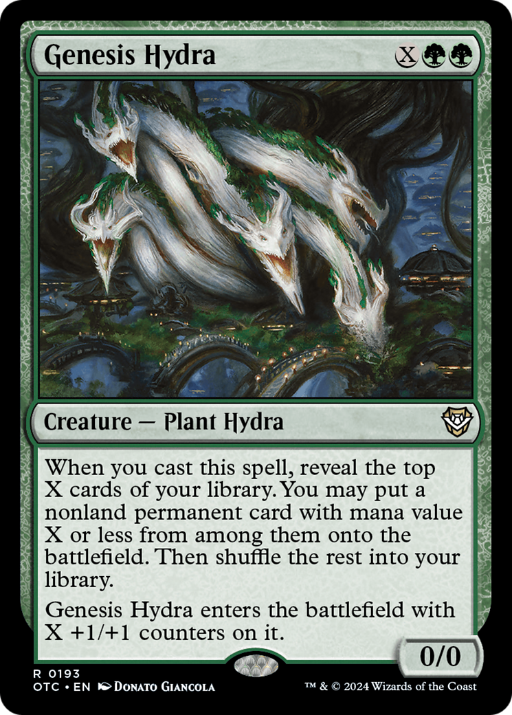 Genesis Hydra [Outlaws of Thunder Junction Commander] - Magic: The Gathering - Card Brawlers | Quebec | Canada |