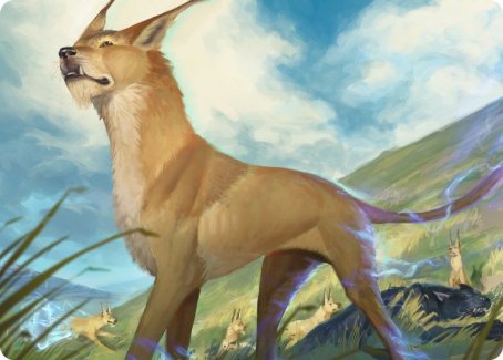 Blink Dog Art Card [Dungeons & Dragons: Adventures in the Forgotten Realms Art Series] - Magic: The Gathering - Card Brawlers | Quebec | Canada |