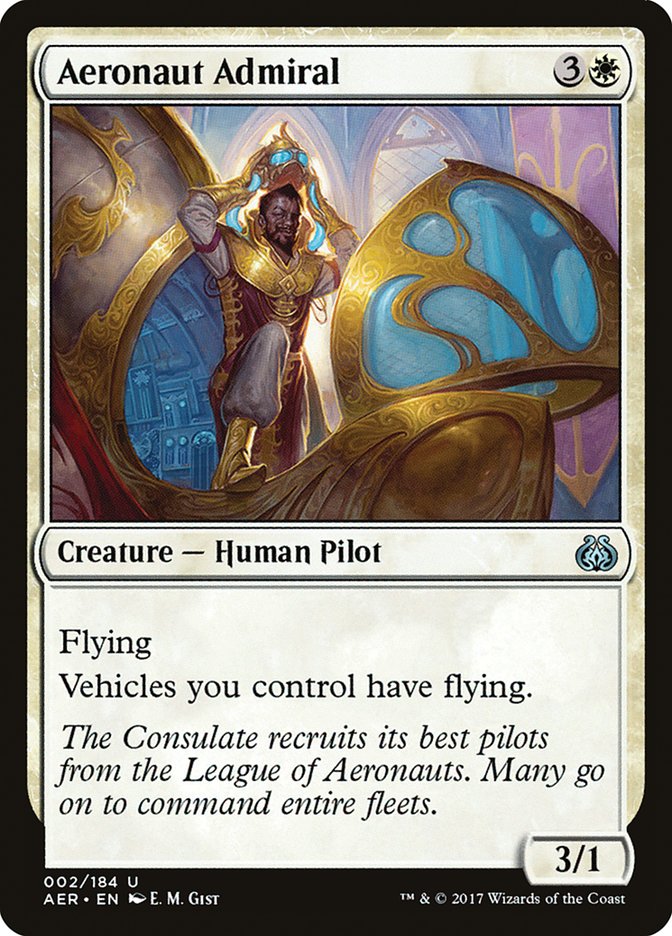Aeronaut Admiral [Aether Revolt] - Magic: The Gathering - Card Brawlers | Quebec | Canada |