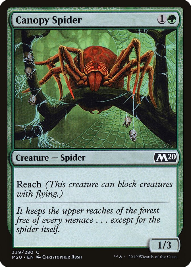 Canopy Spider [Core Set 2020] - Magic: The Gathering - Card Brawlers | Quebec | Canada |