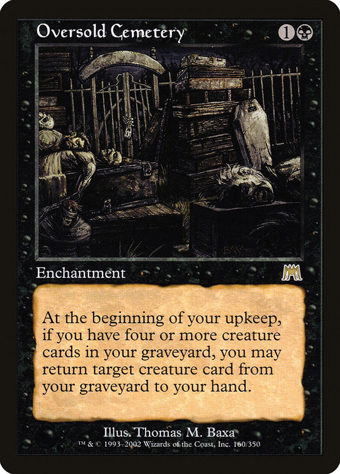 Oversold Cemetery [Onslaught] - Magic: The Gathering - Card Brawlers | Quebec | Canada |