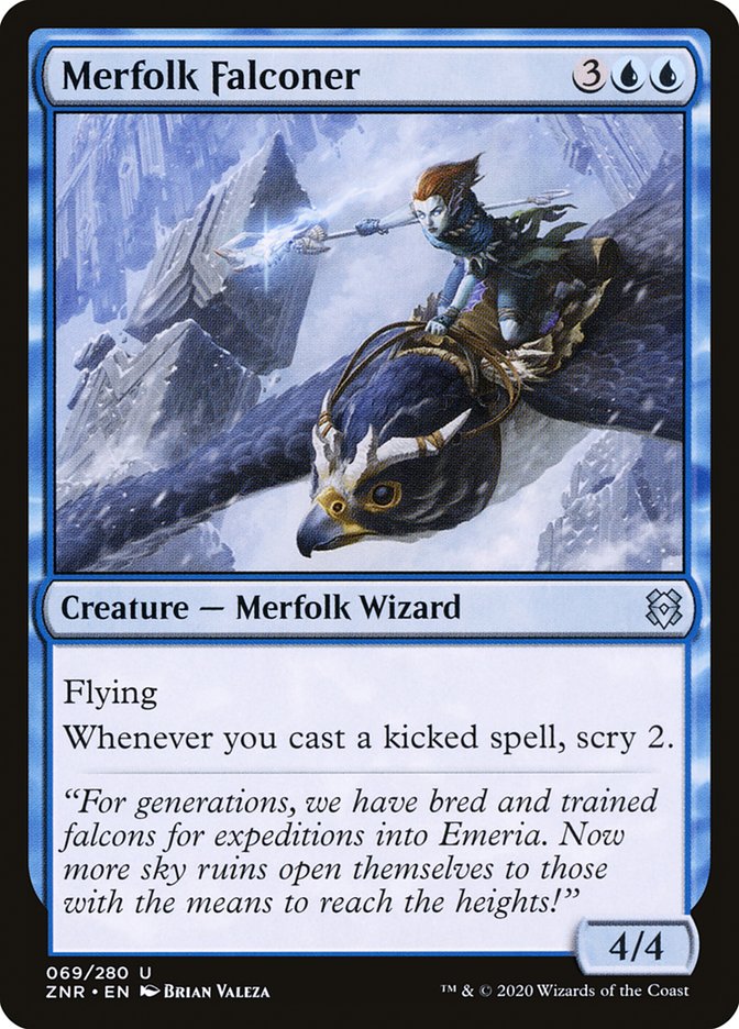 Merfolk Falconer [Zendikar Rising] - Magic: The Gathering - Card Brawlers | Quebec | Canada |