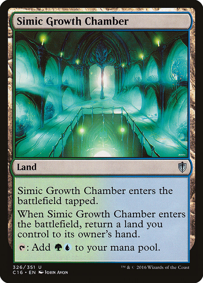 Simic Growth Chamber [Commander 2016] - Magic: The Gathering - Card Brawlers | Quebec | Canada |