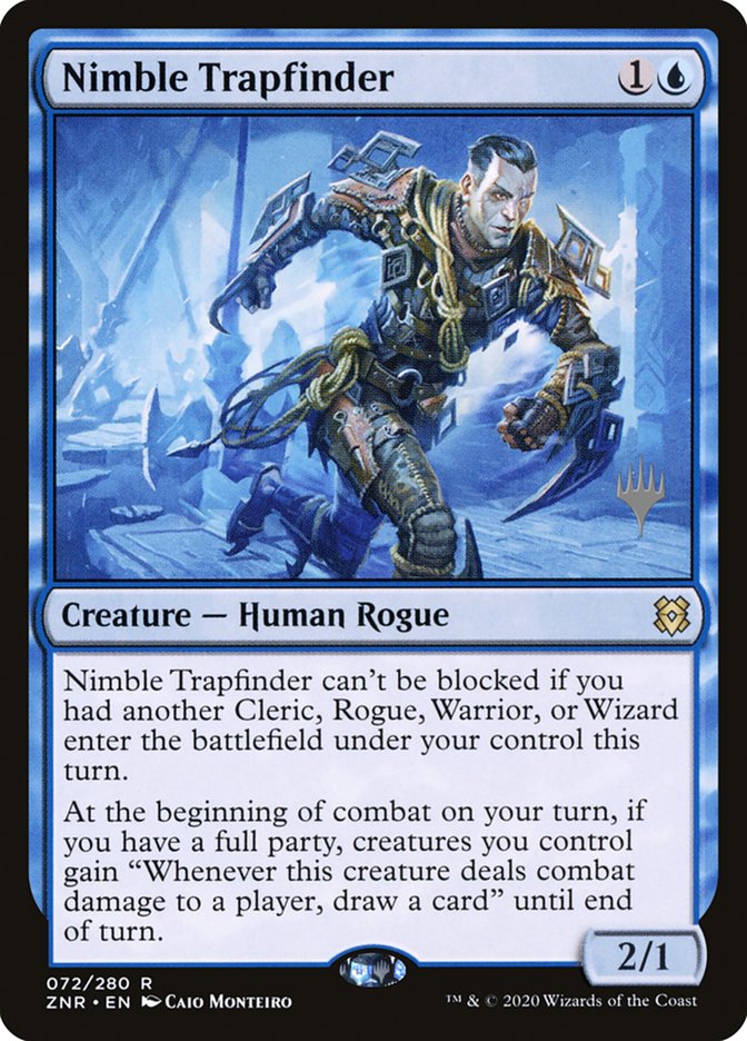 Nimble Trapfinder (Promo Pack) [Zendikar Rising Promos] - Magic: The Gathering - Card Brawlers | Quebec | Canada |