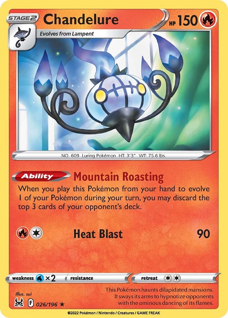 Chandelure (026/196) [Sword & Shield: Lost Origin] - Pokémon - Card Brawlers | Quebec | Canada |
