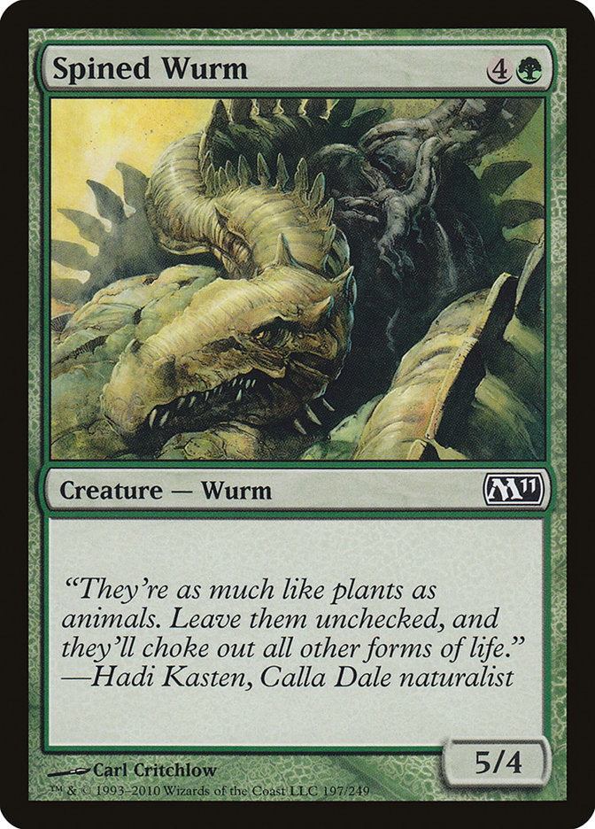 Spined Wurm [Magic 2011] - Magic: The Gathering - Card Brawlers | Quebec | Canada |