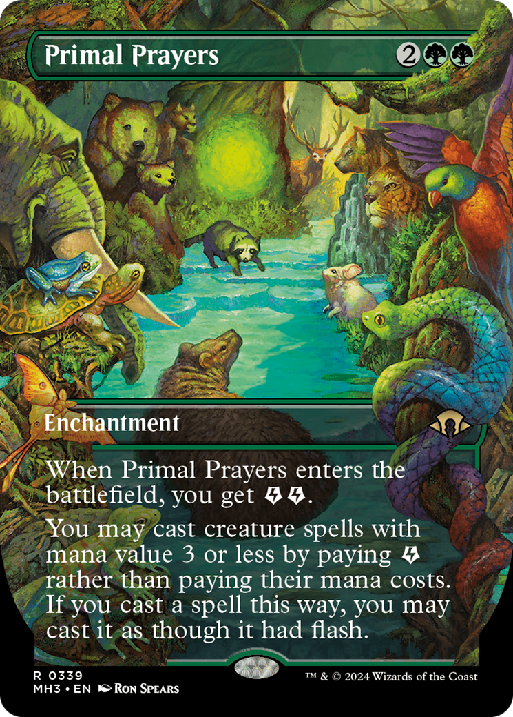 Primal Prayers (Borderless) [Modern Horizons 3] - Magic: The Gathering - Card Brawlers | Quebec | Canada |