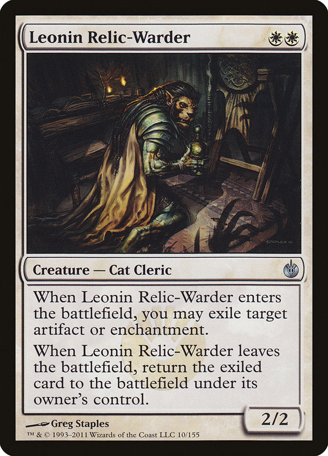Leonin Relic-Warder [Mirrodin Besieged] - Magic: The Gathering - Card Brawlers | Quebec | Canada |