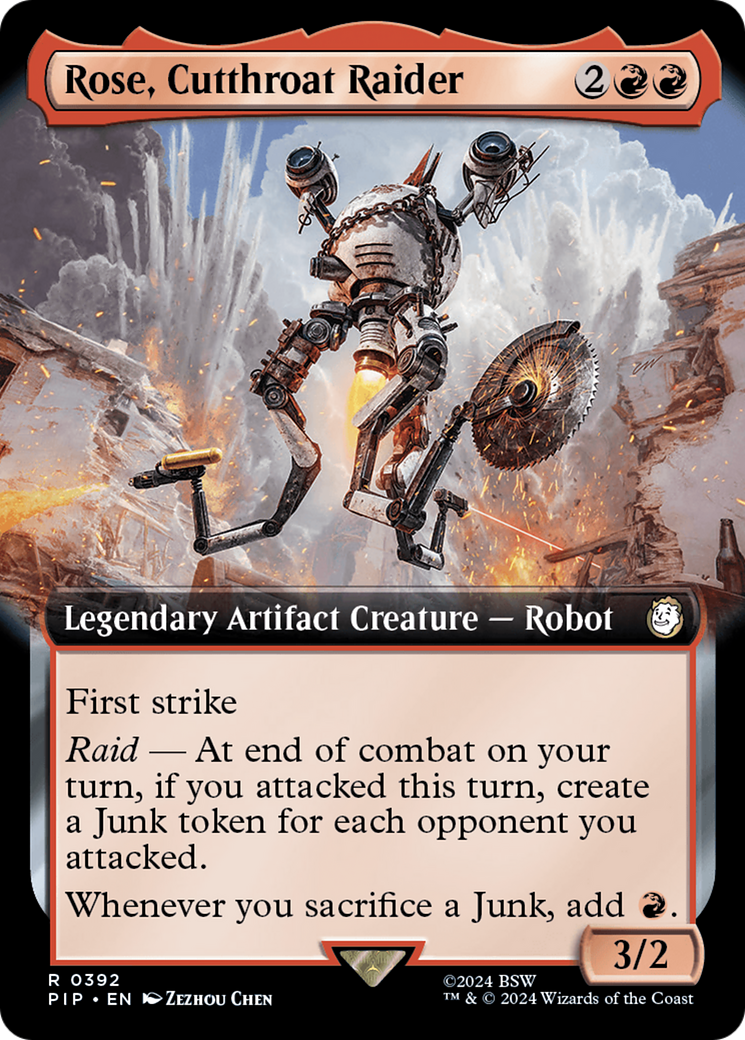Rose, Cutthroat Raider (Extended Art) [Fallout] - Magic: The Gathering - Card Brawlers | Quebec | Canada |