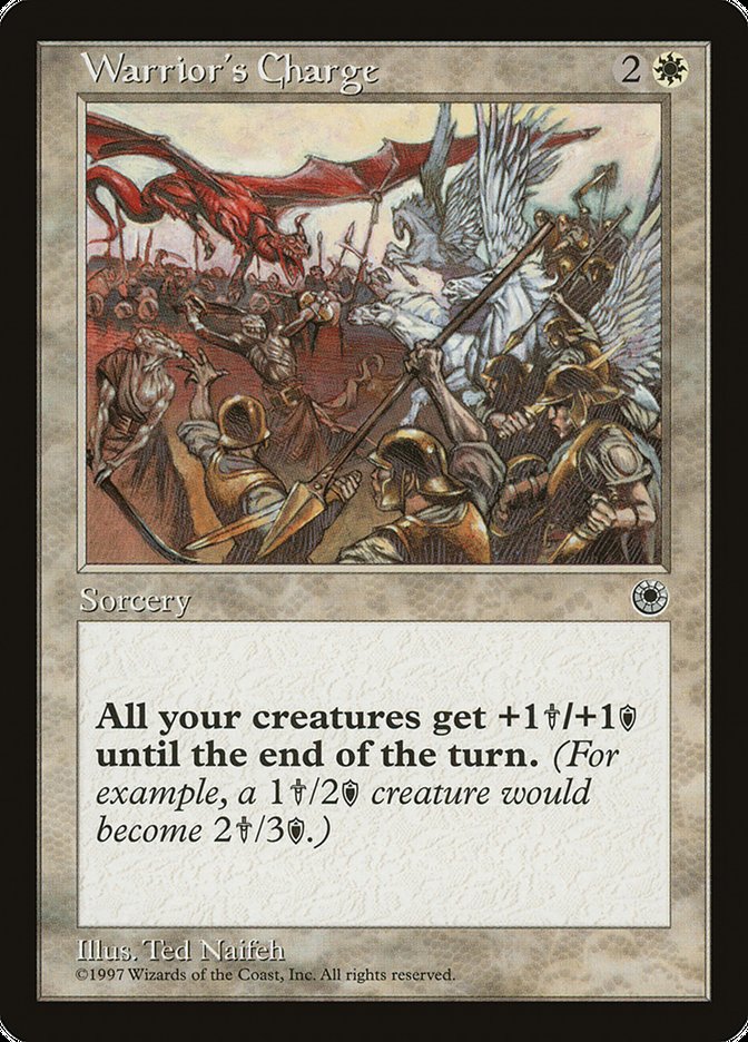 Warrior's Charge (No Flavor Text) [Portal] - Magic: The Gathering - Card Brawlers | Quebec | Canada |