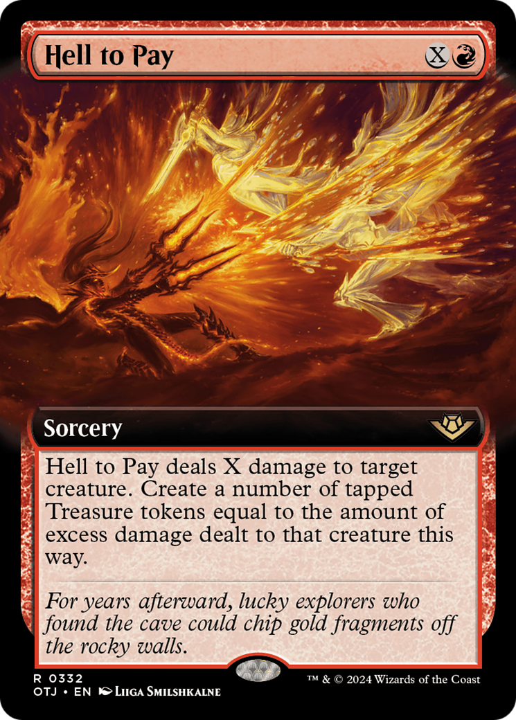 Hell to Pay (Extended Art) [Outlaws of Thunder Junction] - Magic: The Gathering - Card Brawlers | Quebec | Canada |