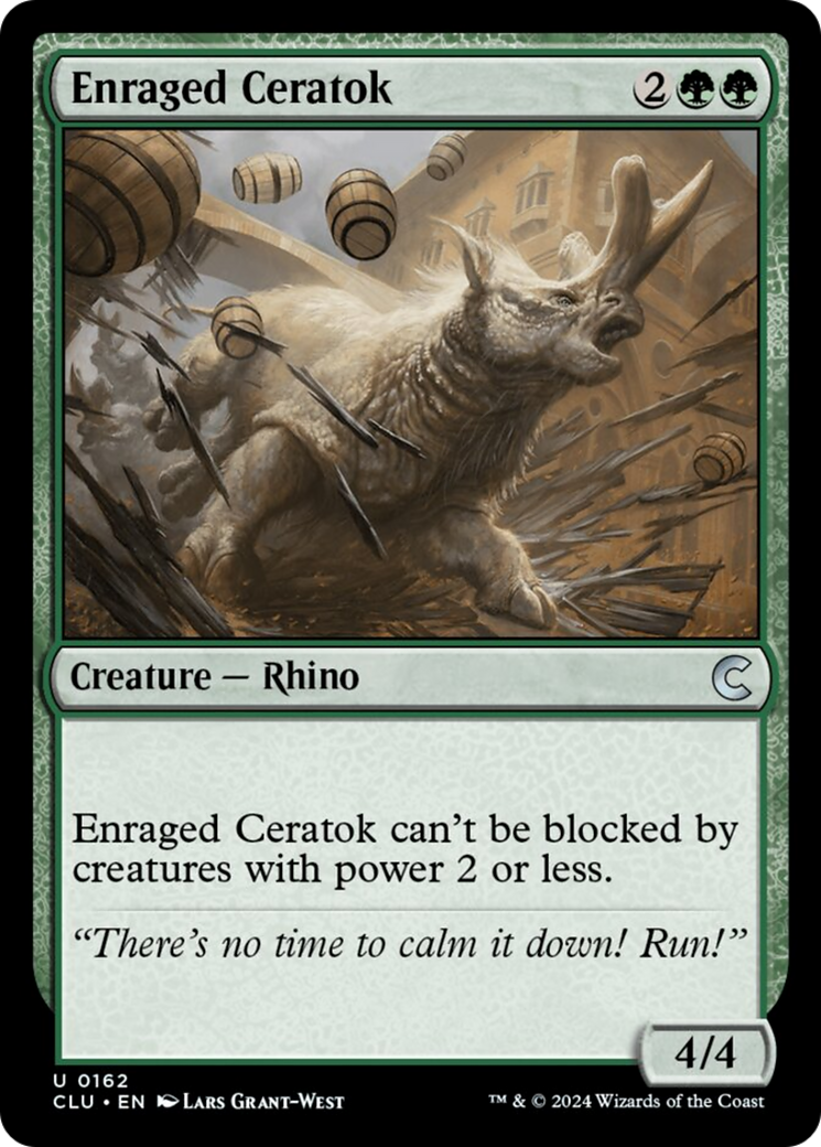 Enraged Ceratok [Ravnica: Clue Edition] - Magic: The Gathering - Card Brawlers | Quebec | Canada |