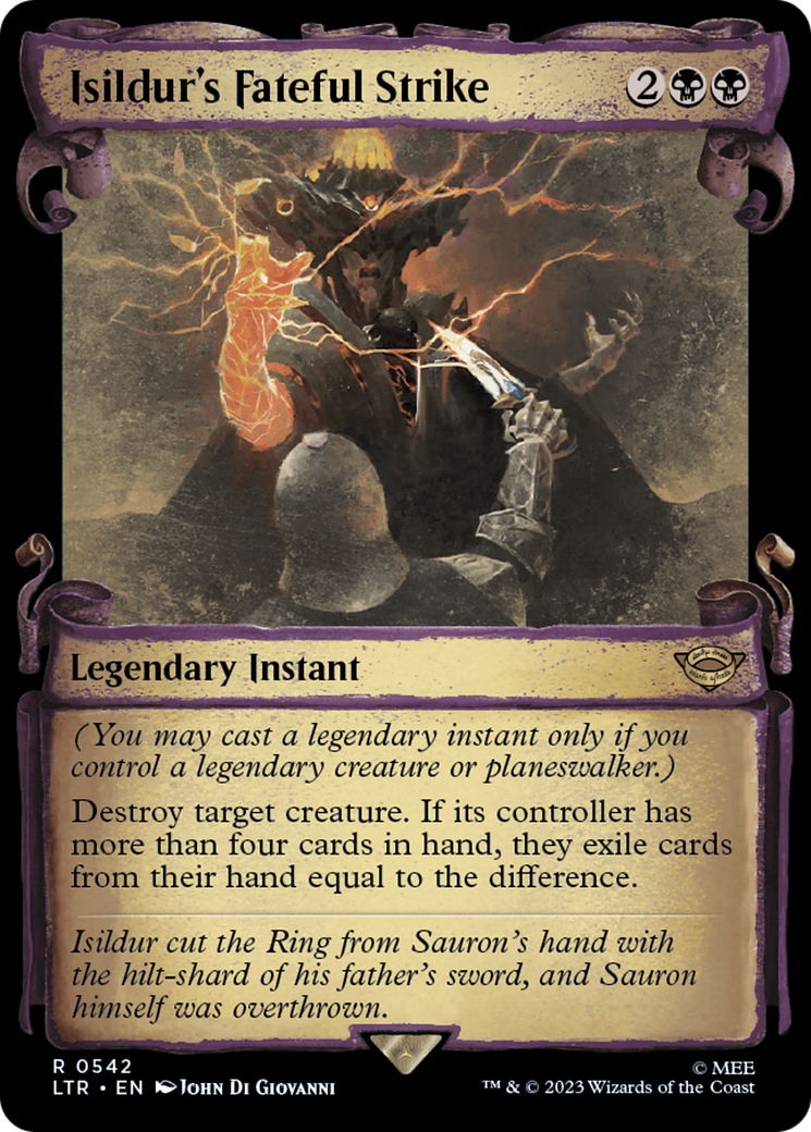 Isildur's Fateful Strike [The Lord of the Rings: Tales of Middle-Earth Showcase Scrolls] - Magic: The Gathering - Card Brawlers | Quebec | Canada |