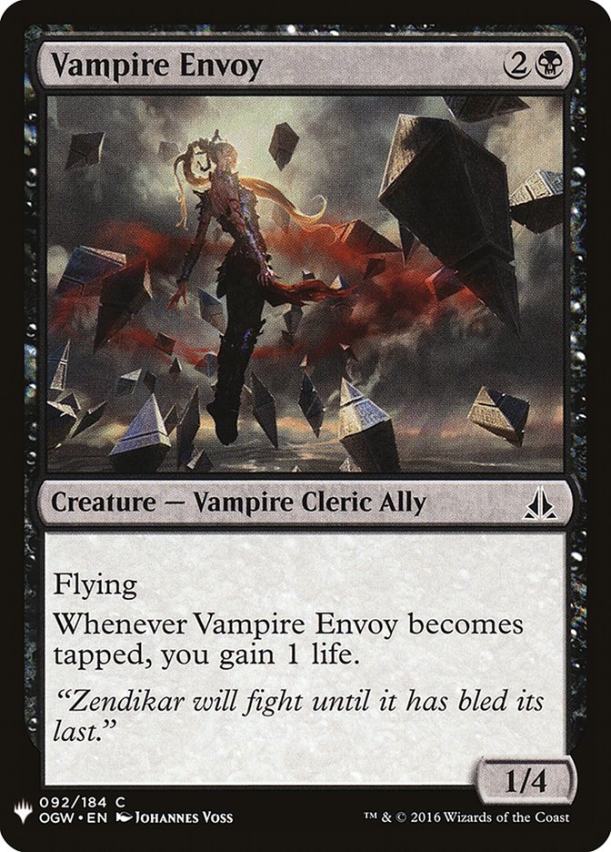Vampire Envoy [Mystery Booster] - Magic: The Gathering - Card Brawlers | Quebec | Canada |